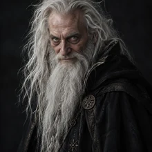 Halister Black Cloak
