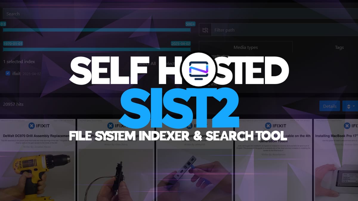 Index and Search Every File on Your Homelab Server using Sist2