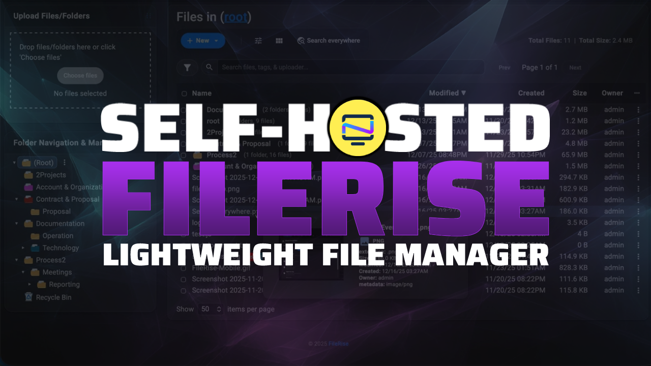 FileRise: a lightweight self-hosted file manager with WebDAV, ACLs, and a new dual-pane mode