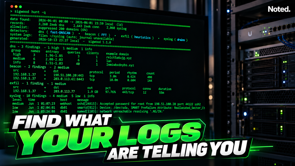 Sigwood Helps Make Sense of the Logs Sitting on Your Server