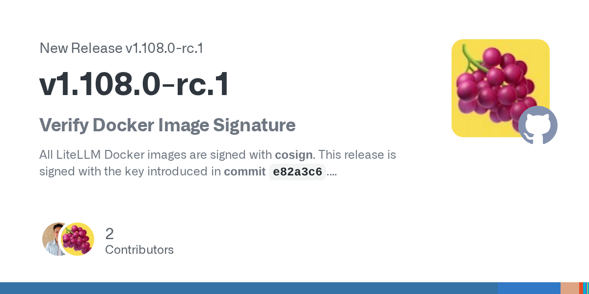 LiteLLM v1.108.0-rc.1