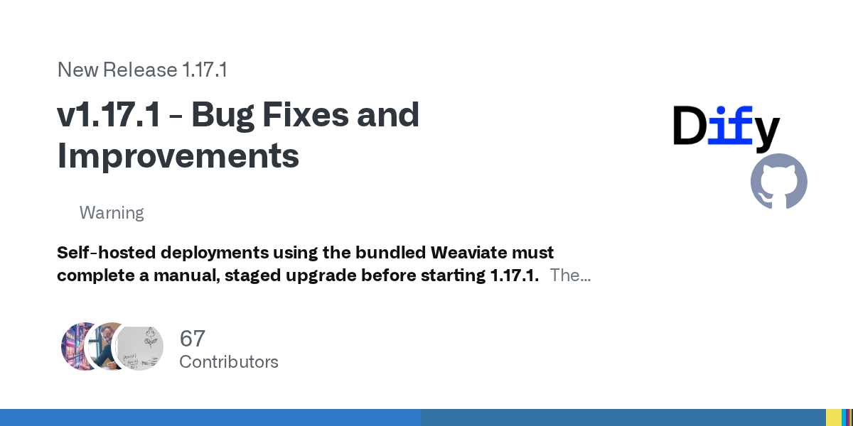 v1.17.1 - Bug Fixes and Improvements