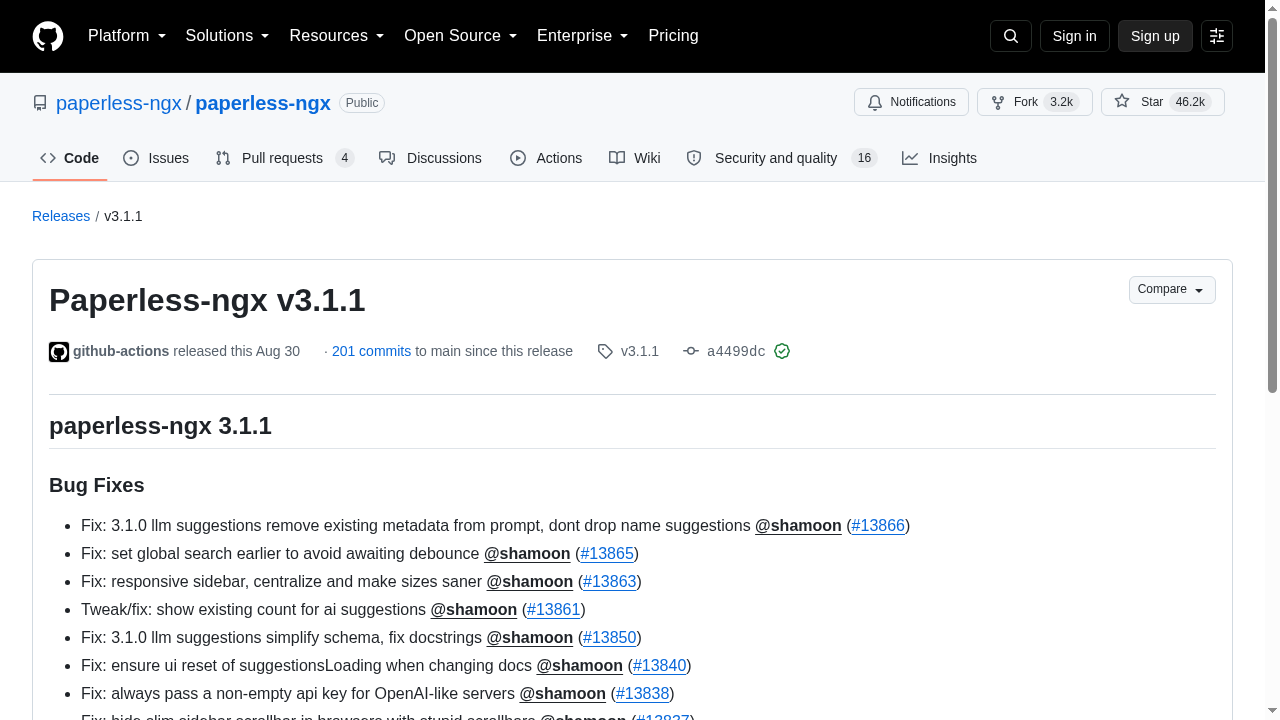 Paperless-ngx v3.1.1