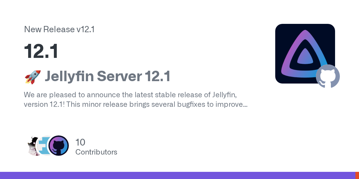 Jellyfin 12.1