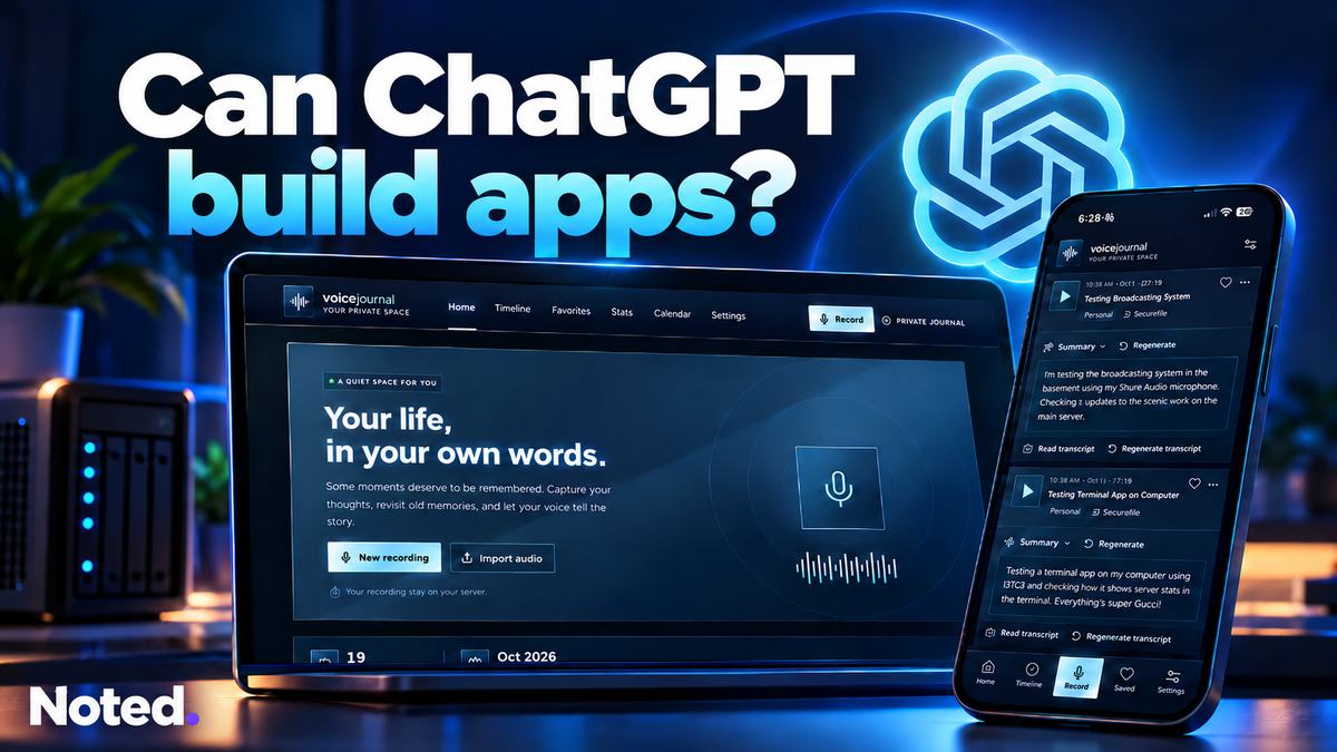 Can ChatGPT Really Build a Self-Hosted App? I Tried It