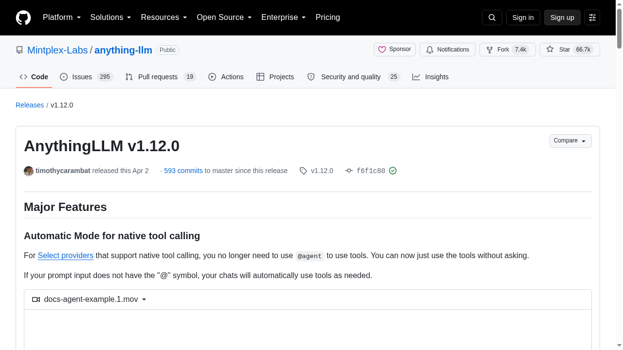 AnythingLLM v1.12.0