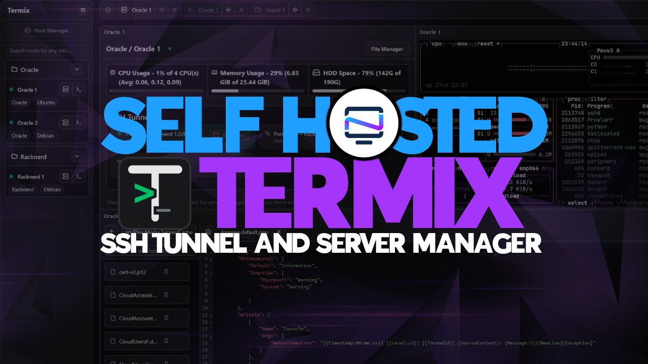 Termix: A Self-Hosted, All-in-One Platform for Server Management