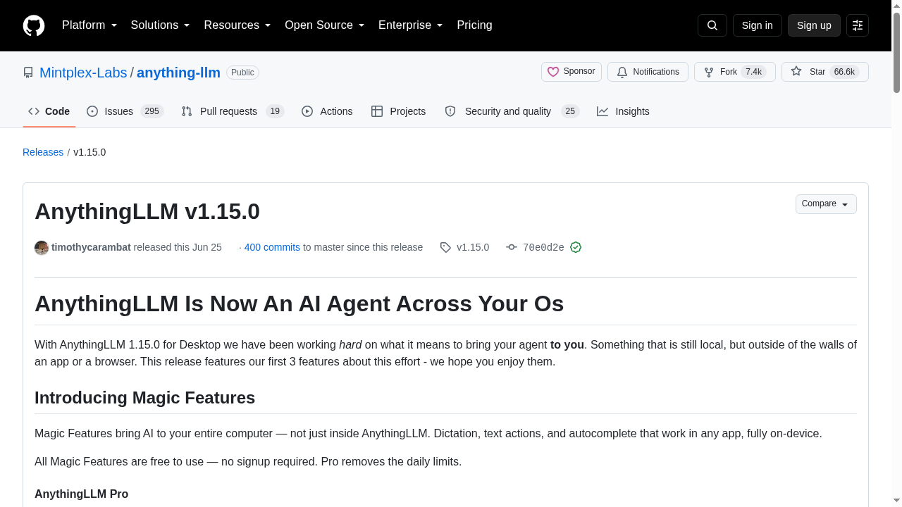 AnythingLLM v1.15.0