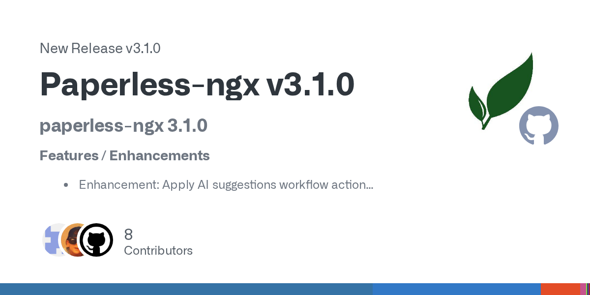 Paperless-ngx v3.1.0