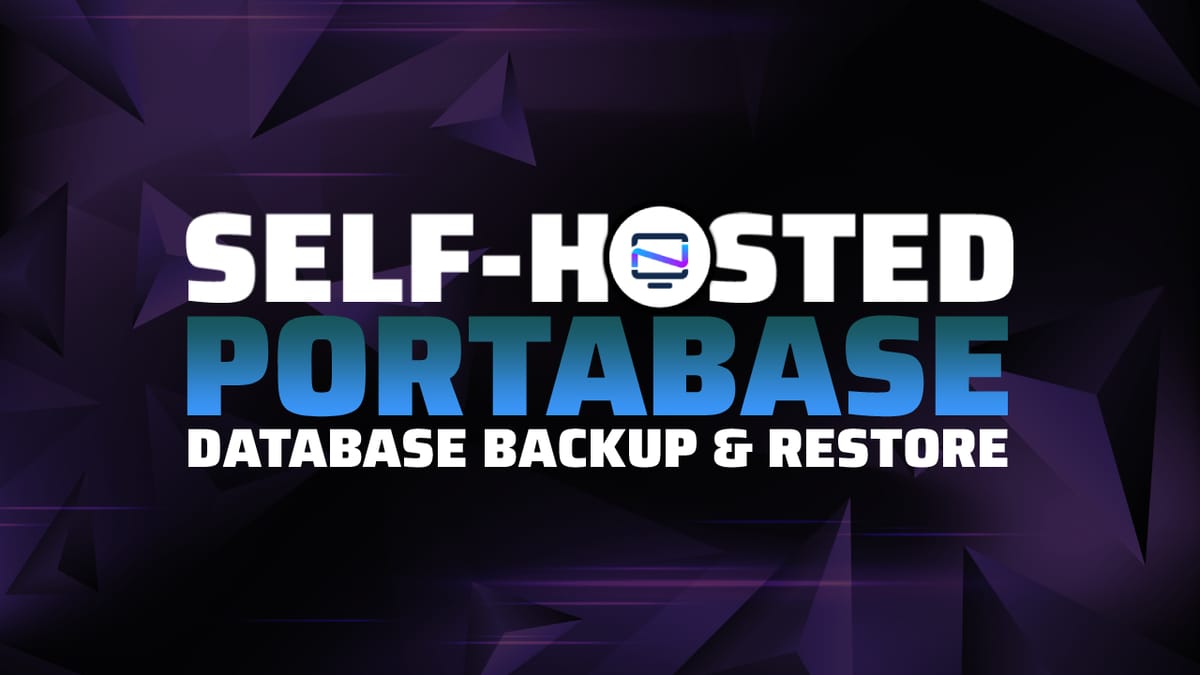 Portabase: A Lightweight Self-Hosted Database Backup Solution