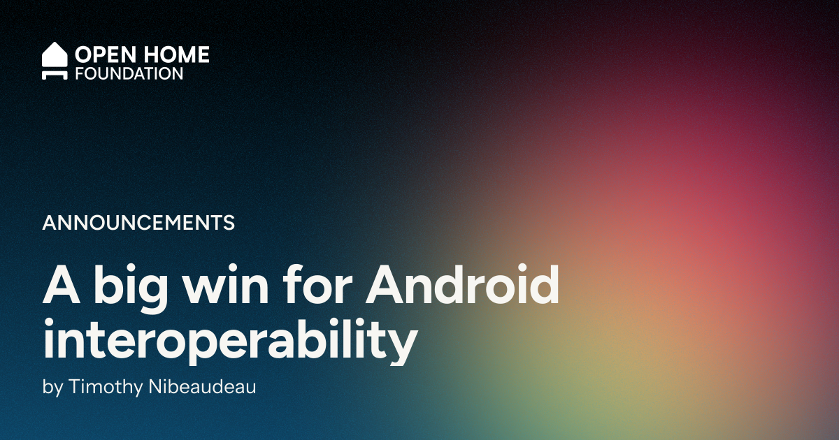A big win for Android interoperability
