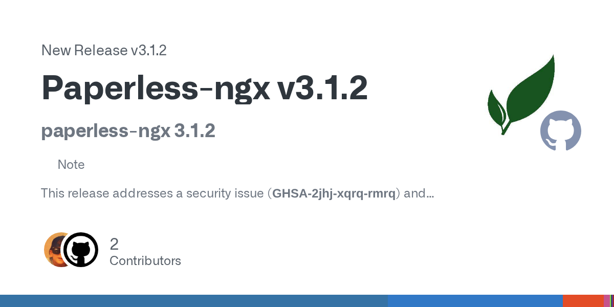 Paperless-ngx v3.1.2